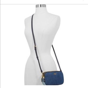 Coach Sadie Denim Crossbody